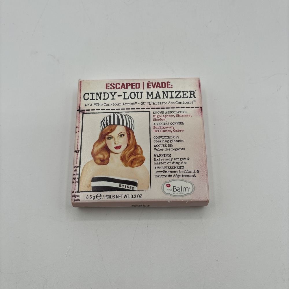The Balm Cindy-Lou Manizer Highlighter 0.3 oz‎ NIB Compact
